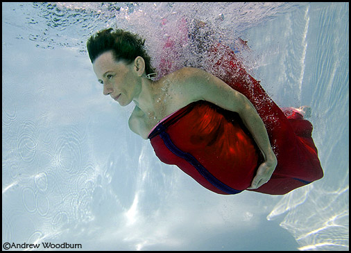 Pregnancy Photography underwater copyright andrew woodburn