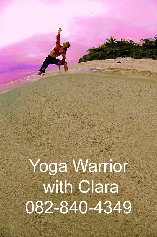 copyright Andrew Woodburn for commercial email campaign with yoga warrior