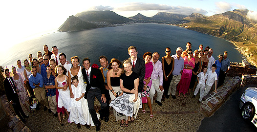 copyright Andrew Woodburn collection, wedding photography of the bridal party  on Chapmans Peak drive, Capetown